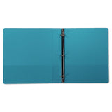 Samsill® Earth’s Choice Plant-Based Durable Fashion View Binder, 3 Rings, 1" Capacity, 11 x 8.5, Turquoise, 2/Pack (SAMU86377) 1 Pack of 2
