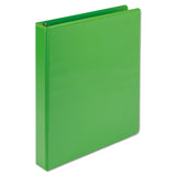 Samsill® Earth’s Choice Plant-Based Durable Fashion View Binder, 3 Rings, 1" Capacity, 11 x 8.5, Lime, 2/Pack (SAMU86378) 1 Pack of 2