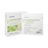 McKesson Foam Dressing 7 X 7 Inch Without Border Film Backing Silicone Gel Adhesive Sacral Sterile (1083088_BX) 10/BX