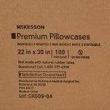 McKesson Pillowcase Standard White Disposable (1081637_CS) 100/CS