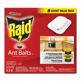 Raid® Ant Baits, 0.24 oz, 8/Box, 12 Boxes/Carton (SJN308819) Case of 96