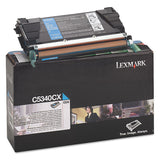 Lexmark™ C5340CX Return Program Extra High-Yield Toner, 7,000 Page-Yield, Cyan (LEXC5340CX) Each
