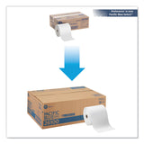 Georgia Pacific® Professional Pacific Blue Basic Nonperf Paper Towels, 1-Ply, 7.78 x 1,000 ft, White, 6 Rolls/Carton (GPC26100) Case of 6