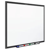 Quartet® Classic Series Nano-Clean Dry Erase Board, 48 x 36, White Surface, Black Aluminum Frame (QRTSM534B) Each