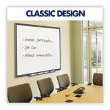 Quartet® Classic Series Total Erase Dry Erase Boards, 96 x 48, White Surface, Black Aluminum Frame (QRTS538B) Each