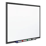 Quartet® Classic Series Nano-Clean Dry Erase Board, 36 x 24, White Surface, Black Aluminum Frame (QRTSM533B) Each