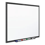 Quartet® Classic Series Nano-Clean Dry Erase Board, 24 x 18, White Surface, Black Aluminum Frame (QRTSM531B) Each