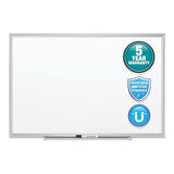 Quartet® Classic Series Nano-Clean Dry Erase Board, 24 x 18, White Surface, Silver Aluminum Frame (QRTSM531) Each