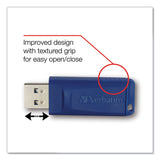 Verbatim® Classic USB 2.0 Flash Drive, 16 GB, Blue (VER97275) Each