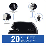 Swingline® Commercial Electric Stapler, 20-Sheet Capacity, Black (SWI06701) Each