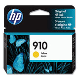 HP HP 910, (3YL60AN) Yellow Orignal Ink Cartridge (HEW3YL60AN) Each