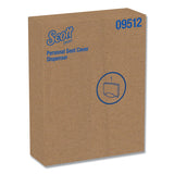 Scott® Personal Seat Cover Dispenser, 16.6 x 2.5 x 12.3, Stainless Steel (KCC09512) Each