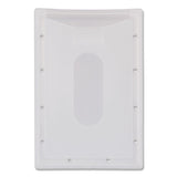 Advantus Clear ID Card Holder, Horizontal, Clear 2.31" x 3.69" Holder, 2.13" x 3.38" Insert, 25/Pack (AVT97100) Pack of 25