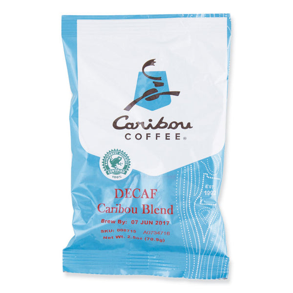 Caribou Coffee® Decaf Caribou Blend Coffee Fractional Packs, 2.5 oz, 18/Carton (CCF008715)