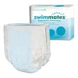Swimmates™ Unisex Adult Bowel Containment Swim Brief Pull On with Tear Away Seams Large Disposable Moderate Absorbency (884133_BG) 18/BG