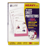 C-Line® Heavyweight Polypropylene Sheet Protectors, Non-Glare, 2", 11 x 8.5, 100/Box (CLI62028) 1 Case of 100