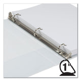 Samsill® Earth's Choice Plant-Based D-Ring View Binder, 3 Rings, 1" Capacity, 11 x 8.5, White (SAM16937) Each