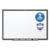Quartet® Classic Series Total Erase Dry Erase Boards, 60 x 36, White Surface, Black Aluminum Frame (QRTS535B) Each