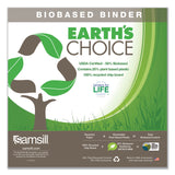 Samsill® Earth's Choice Plant-Based D-Ring View Binder, 3 Rings, 1.5" Capacity, 11 x 8.5, White (SAM16957) Each