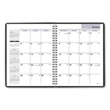 AT-A-GLANCE® DayMinder Monthly Planner with Notes Column, Ruled Blocks, 8.75 x 7, Black Cover, 12-Month (Jan to Dec): 2026 (AAGG40000) Each