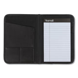 Samsill® Professional Padfolio, 3/4w x 9 1/4h, Open Style, Black (SAM70811) Each