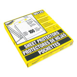 C-Line® Top-Load Polypropylene Sheet Protectors, Standard, Letter, Clear, 2", 100/Box (CLI90125) Box of 100