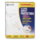 C-Line® Standard Weight Polypropylene Sheet Protectors, Clear, 2", 11 x 8.5, 100/Box (CLI62027) 1 Case of 100