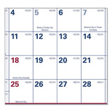 AT-A-GLANCE® Erasable Vertical/Horizontal Wall Planner, 32 x 48, White/Blue/Red Sheets, 12-Month (Jan to Dec): 2026 (AAGPM32628) Each
