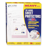 C-Line® Heavyweight Polypropylene Sheet Protectors, Non-Glare, 2", 11 x 8.5, 50/Box (CLI62018) 1 Case of 50