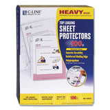 C-Line® Heavyweight Polypropylene Sheet Protectors, Clear, 2", 11 x 8.5, 100/Box (CLI62023) Box of 100