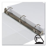 Samsill® Earth's Choice Plant-Based D-Ring View Binder, 3 Rings, 1.5" Capacity, 11 x 8.5, White (SAM16957) Each