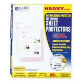 C-Line® Hvywt Poly Sht Protectors, Clear, Top-Loading, 2", 11 x 8.5, 100/BX (CLI62033) 1 Case of 100