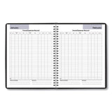 AT-A-GLANCE® DayMinder Monthly Planner with Notes Column, Ruled Blocks, 8.75 x 7, Black Cover, 12-Month (Jan to Dec): 2026 (AAGG40000) Each
