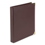 Samsill® Classic Collection Ring Binder, 3 Rings, 1" Capacity, 11 x 8.5, Burgundy (SAM15134) Each
