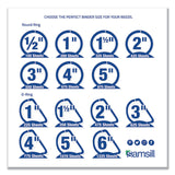 Samsill® Earth's Choice Plant-Based D-Ring View Binder, 3 Rings, 1" Capacity, 11 x 8.5, White (SAM16937) Each