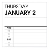 AT-A-GLANCE® Two-Person Group Daily Appointment Book, 11 x 8, Black Cover, 12-Month (Jan to Dec): 2026 (AAG7022205) Each