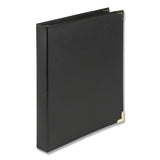 Samsill® Classic Collection Ring Binder, 3 Rings, 1" Capacity, 11 x 8.5, Black (SAM15130) Each