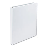 Samsill® Earth's Choice Plant-Based Round Ring View Binder, 3 Rings, 0.5" Capacity, 11 x 8.5, White (SAM18917) Each