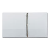 Samsill® Earth's Choice Plant-Based Round Ring View Binder, 3 Rings, 0.5" Capacity, 11 x 8.5, White (SAM18917) Each