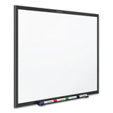 Quartet® Classic Series Total Erase Dry Erase Boards, 96 x 48, White Surface, Black Aluminum Frame (QRTS538B) Each