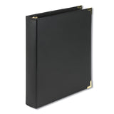Samsill® Classic Collection Ring Binder, 3 Rings, 1.5" Capacity, 11 x 8.5, Black (SAM15150) Each