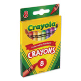 Crayola® Classic Color Crayons, Peggable Retail Pack, Peggable Retail Pack, 8 Colors/Pack (CYO523008) Box of 8