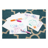 Crayola® Ultra-Clean Washable Markers, Broad Bullet Tip, Assorted Colors, 8/Pack (CYO587808) Set of 8