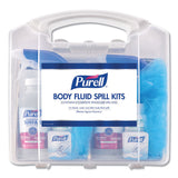 PURELL® Body Fluid Spill Kit, 4.5" x 11.88" x 11.5", One Clamshell Case with 2 Single Use Refills/Carton (GOJ384101CLMS) Case of 2