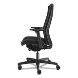 HON® Ignition 2.0 Upholstered Mid-Back Task Chair With Lumbar, Supports 300 lb, 17" to 22" Seat, Black Vinyl Seat/Back, Black Base (HONI2UL2AU10TK) Each