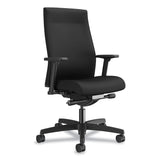 HON® Ignition 2.0 Upholstered Mid-Back Task Chair With Lumbar, Supports Up to 300 lb, 17" to 22" Seat Height, Black (HONI2UL2AC10TK) Each