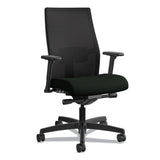 HON® Ignition 2.0 4-Way Stretch Mid-Back Mesh Task Chair, Supports 300lb, 17" to 21" Seat Height, Black Seat, Fog Back, Black Base (HONI2M2BMLU10TK) Each