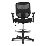 HON® Prominent High-Back Task Stool, Supports Up to 250 lb, 21" to 28.1" Seat Height, Black (HONVL539MM10) Each