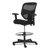 HON® Prominent High-Back Task Stool, Supports Up to 250 lb, 21" to 28.1" Seat Height, Black (HONVL539MM10) Each