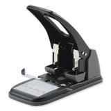 Swingline® 100-Sheet High Capacity Two-Hole Punch, Fixed Centers, 9/32" Holes, Black/Gray (SWI74190) Each